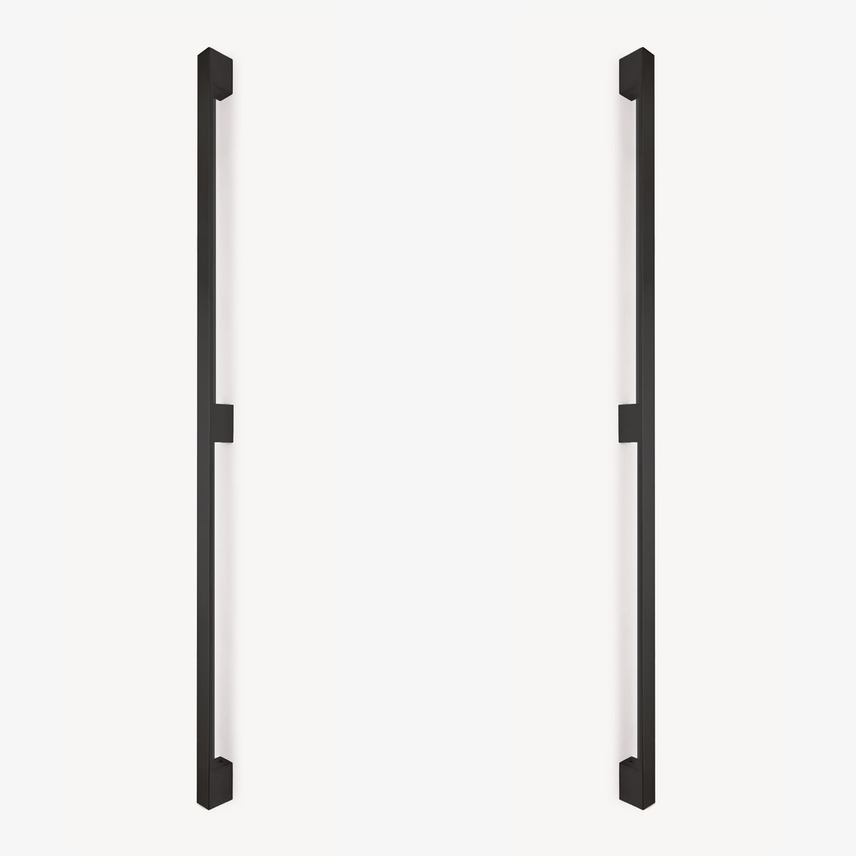 Icon II NOIR matt black door handle 1200mm